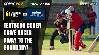 Textbook Cover Drive Races To Boundary!  - Lashings vs Eastbourne College 2024