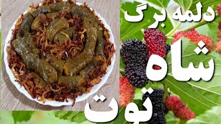 طرز تهیه دلمه/ دلمه برگ توت/ خوشمزه ترین و پرخاصیت ترین دلمه✅dut yapragi sarmasi