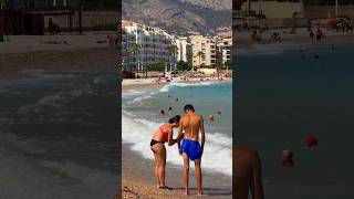 🇪🇸Valencia Altea Espigó Beach -Spain Dream Holiday 🌴 A Wavy Day