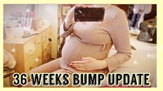 36 Week Pregnancy Update. Estimated weight? My predictions? Infection? Teen mum bump update.