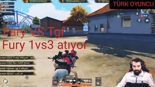 TGF TEAM VS FURY TEAM pubg mobile yayıncı karşılaşmaları..