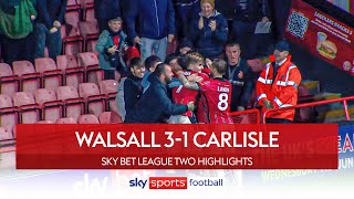 Walsall register back-to-back wins! 💪 | Walsall 3-1 Carlisle United | EFL Highlights