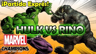 Marvel Champions | Partida: Hulk vs. Rino