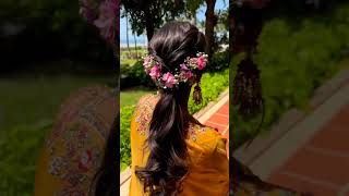 beautiful bridal hairstyles/#shorts #viral #youtubeshorts #shortvideo #hairstyle #weddinghairstyles