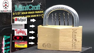 [126] Mintcraft 60 padlock raked to death - giveaway results!