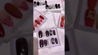 Trả nailbox cho khách yêu #shorts