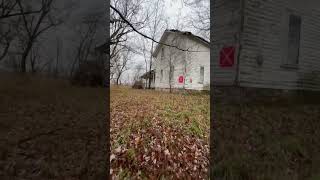 Spooky Abandoned house in the woods