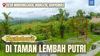 Ngabuburit di Taman Lembah Putri Kamal Lestari Desa Windunegara, Wangon, Banyumas