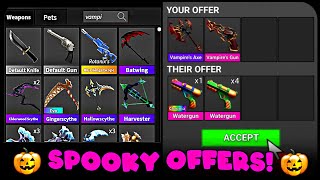 🎃Spooky Trades! - MM2 Trading Montage 13