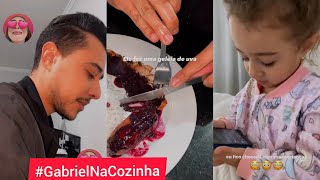 GABRIEL NA COZINHA: GELEIA DE UVA + MANU SUPER ÁGIL NO CELULAR! 😱