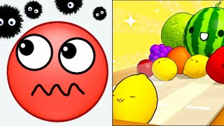 Hide Balls vs Watermelon Shot 3D - Satisfying Mobile ASMR Games...