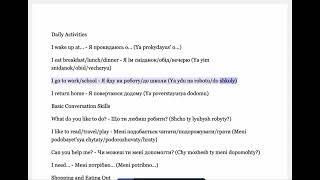 Ukrainian Language Essentials: Daily Phrases & Vocabulary for Beginners | Lesson 2