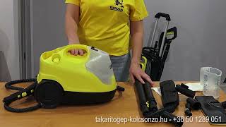 Karcher sc4 gőztisztító használata