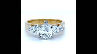 18ct White Gold Diamond Engagement Ring 1.64ct