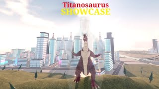 (Roblox Kaiju Universe) Titanosaurus Update Showcase