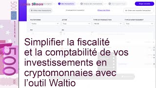 Waltio : l’outil pour déclarer ses transactions crypto monnaies