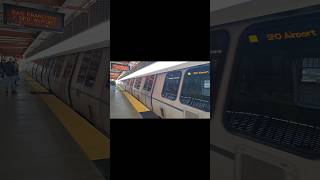 Bart: 8 Car FOTF Yellow Line to SFO Airport Train arriving at Walnut Creek Station