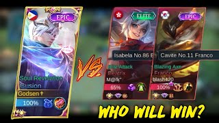 Gusion Soul Revelation New Skin Gameplay  | Gusion Vs. Top Senior Players | MLBB