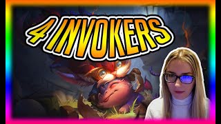 4 INVOKERS - HEIMERDINGER, TEEMO | TEAMFIGHT TACTICS - TFT LOL