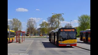 Przejazd: Solaris Urbino 18 III [🚍105] MZA Warszawa #5255