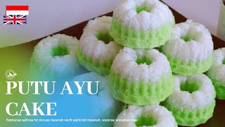 [ IND|ENG ] Cara Membuat Kue PUTU AYU Pandan