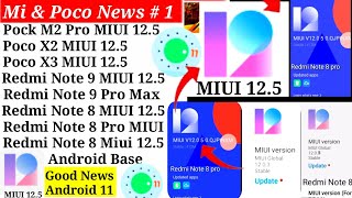 MIUI 13 Release , MIUI 12.5 With Android 12, Android 11, MIUI 12 India | Android 11 Update, Poco M2