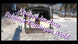 Outdoor Kochen im Mini Camper