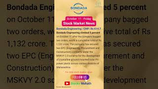 Bondada Engineering Stock Surges Today | Key Updates & Insights 🚀 #stockmarket