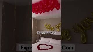 Room Balloon Decoration Surprise for Husband in Pune | ExperienceSaga | #trending #shorts #viral #yt