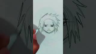 Drawing SASUKE | #naruto #sasukeuchiha