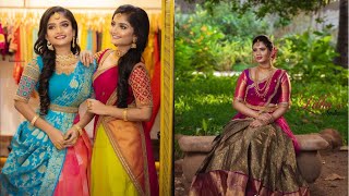 Bridal Wear Halfsaree Designs 2021 Model .FASHION FIESTA .