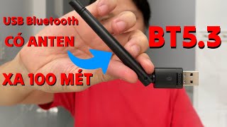 USB Bluetooth 5.3 Ugreen 15610 có anten xa 100 mét