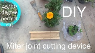 DIY device for corner cut | Miter joint | Jugaadu Men