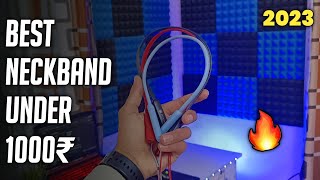 Best Neckband Under 1000 In 2023 🔥🔥 -  Bluetooth Earphone Under 1000