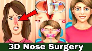 ASMR Nose 👃 Surgery - 3D Nose Operation Talha plays!