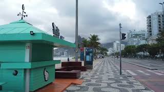 WALKING — Praia de Ipanema  na quarentena