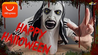 HALLOWEEN MASKE im TEST ALIEXPRESS GADGETS | Unboxing Test Bewertung (deutsch / Germany)