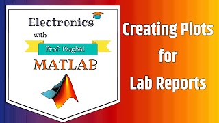 Generating Plots by Importing Excel Sheet using MATLAB