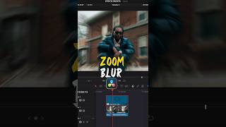 Zoom blur effect in DaVinci Resolve