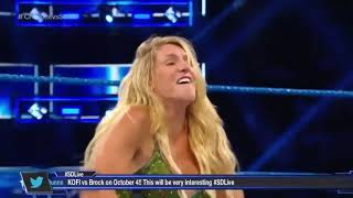 Sasha Banks vs Charlotte Flair WWE SmackDown Womens September 17th 2019