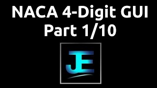 Explained: NACA 4-Digit GUI Part 1/10 [MATLAB]