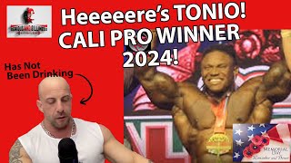 CALI PRO 2024 TONIO BURTON EDGES Out The Competition for the WIN!  #ifbb #california #Bodybuilding