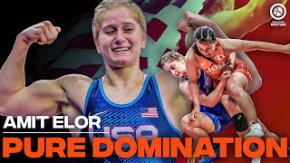 Is Amit Elor the most powerfull Women's Wrestler? - Ultimate Highlights