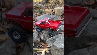 TRX4M over big rocks #rccar #rockcrawler #traxxas #trx4m