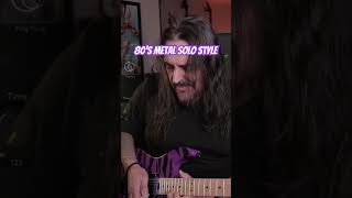 Hair metal solo style #metalguitarist #80smetal #charvelguitars #metal #guitarist