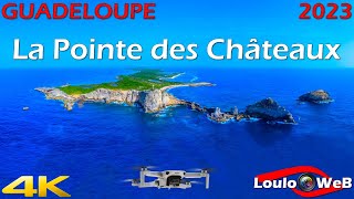 🇫🇷🇬🇵 La Pointe des Chateaux en Drone - Saint-Francois (971) Guadeloupe 2023 - 4K