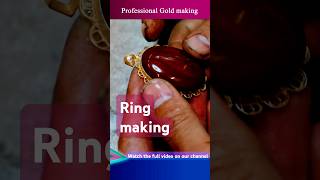 #shorts #jewelry #handmade #gemstone #necklace #ring #skills #making #howto #jewelrymaking #gold