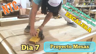 DÍA 7 - Definiendo la estética de la mesa de Petiribí en el NTC y Escalera