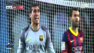 ‫أهداف مباراة ريال سوسيداد 1 1 برشلونة 13 2 2014 فهد العتيبي HD‬‎