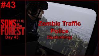 Sons of the Forest (1.0) #43 Zombie Traffic Police (Spelunking) (Day 43)